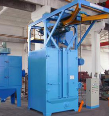 铸件表面清理吊钩式抛丸